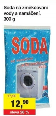 Soda na změkčení vody AVA