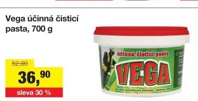 Čistící pasta na ruce Vega