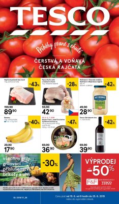 akční leták Tesco 19.6.2019-25.6.2019