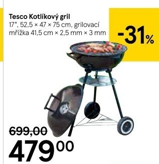 Kotlíkový gril Tesco