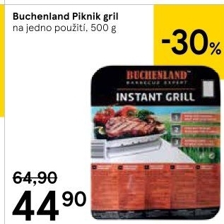 Jednorázový gril Buchenland