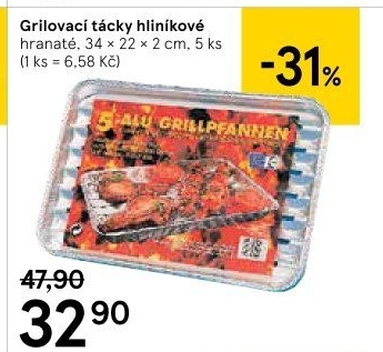 Tácky grilovací