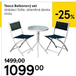 Balkónový set Tesco - Tesco akcniletaky.com