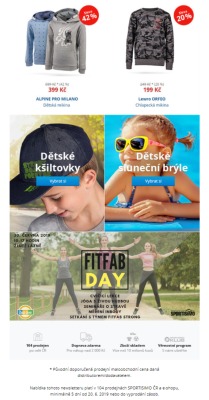 akční leták Sportisimo 20.6.2019-25.6.2019
