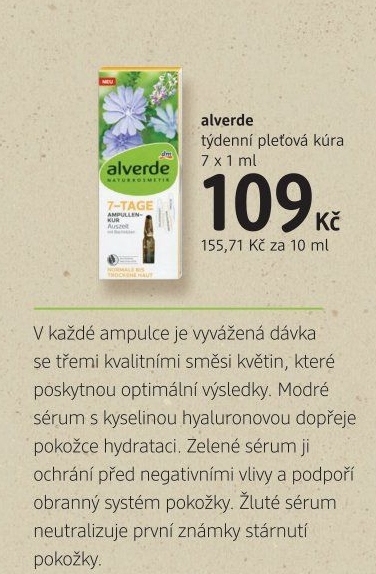 Kúra pleťová týdenní Alverde