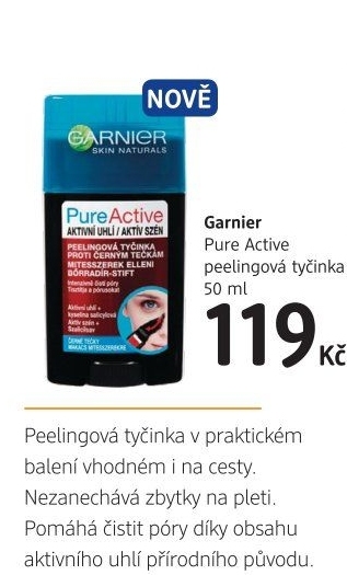 Peelingová tyčinka Pure Active Garnier