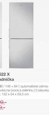 Kombinovaná chladnička Amica VC 1522 X