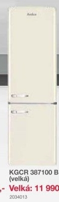 Kombinovaná chladnička Amica KGCR 387100
