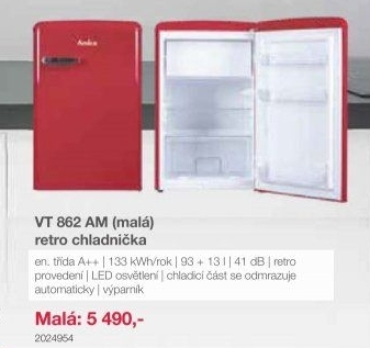 Chladnička Amica VT 862 ARC