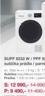 Sušička Amica SUPF 8232 W