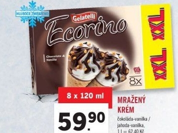 Nanuk kornoutky Gelatelli