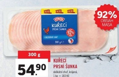 Šunka kuřecí prsní Pikok