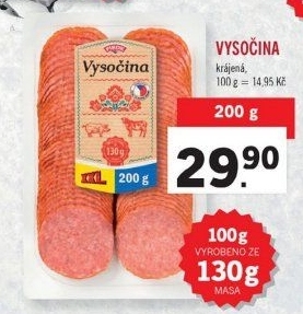 Salám Vysočina Pikok