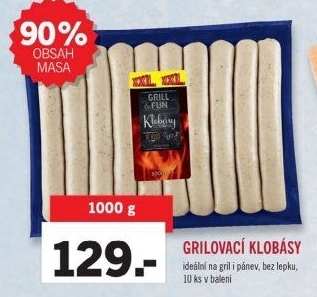 Grilovací klobásy Grill&amp