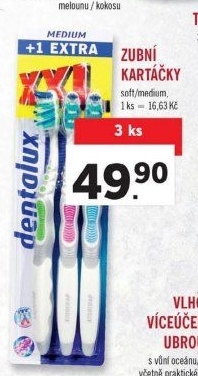 Kartáček na zuby Dentalux