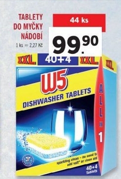 Tablety do myčky W5