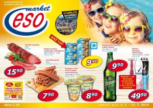 akční leták ESO MARKET 3.7.2019-14.7.2019