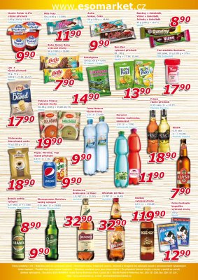 akční leták ESO MARKET 3.7.2019-14.7.2019