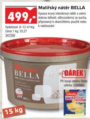 Malířský nátěr Bella Uni Hobby