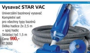 Bazénový vysavač Star Vac Marimex