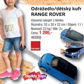 Dětský kufr/odrážedlo Buddy Toys