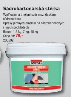 Sádrokartonářská stěrka Soudal
