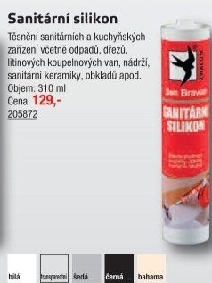 Sanitární silikon Den Braven