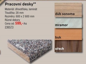 Kuchyňská pracovní deska