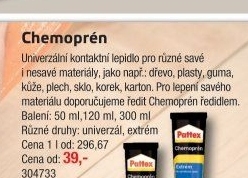 Lepidlo Chemoprén Pattex