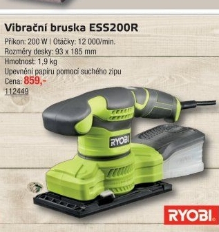 Vibrační bruska ESS200R Ryobi