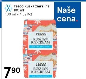 Ruská zmrzlina Tesco - Tesco akcniletaky.com