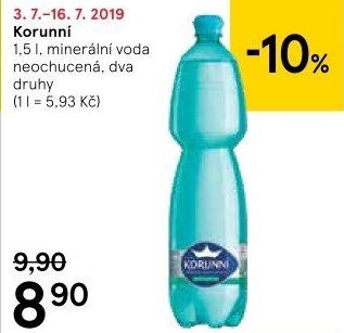 Přírodní voda Korunní