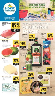 akční leták Albert 10.7.2019-16.7.2019
