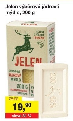 Mýdlo na praní Jelen