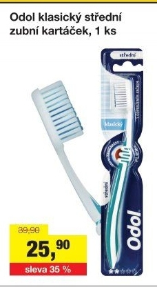 Kartáček na zuby Odol