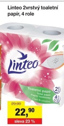 Toaletní papír 2vrstvý Linteo