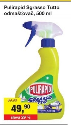 Čistič Sgrasso Tutto Pulirapid
