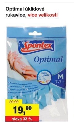 Rukavice Optimal Spontex