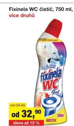 Čistič WC gelový Fixinela