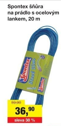 Šňůra na prádlo Spontex