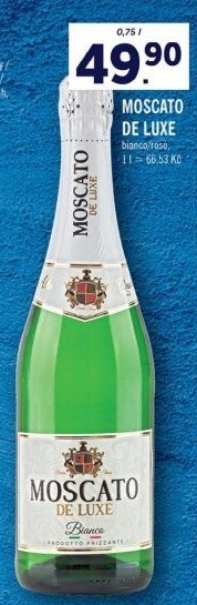 Sekt Bianco De Luxe Moscato