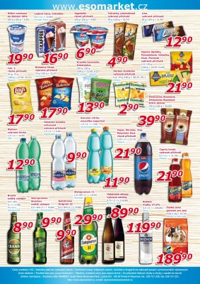 akční leták ESO MARKET 17.7.2019-28.7.2019