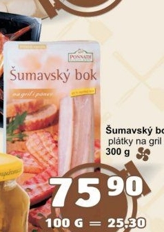 Šumavský bok na gril Ponnath