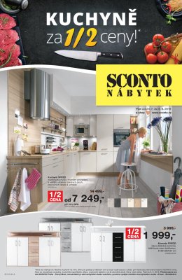akční leták Sconto nábytek 24.7.2019-6.8.2019