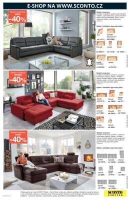 akční leták Sconto nábytek 24.7.2019-6.8.2019