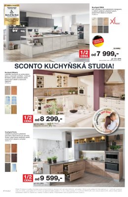 akční leták Sconto nábytek 24.7.2019-6.8.2019