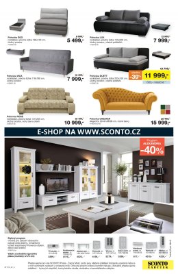 akční leták Sconto nábytek 24.7.2019-6.8.2019