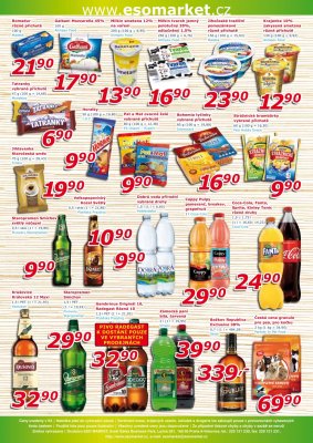 akční leták ESO MARKET 31.7.2019-11.8.2019