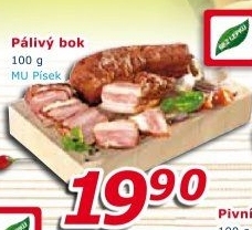 Pálivý bok Maso uzeniny Písek