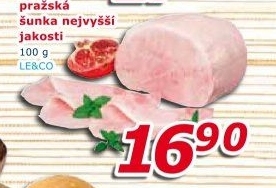 Šunka tradiční pražská nejvyšší jakosti LE&amp